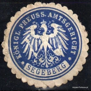 Winieta, siegielmarke , zalepka - Segeberg - Nr 1099/A