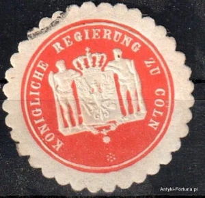 Winieta, siegielmarke , zalepka -  Coln - Nr 1107/A