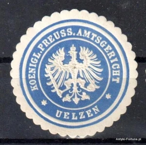  Winieta, siegielmarke , zalepka - Uelzen - Nr 1113/A