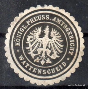  Winieta, siegielmarke , zalepka - Wattenscheid - Nr 1133/A