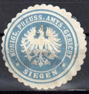 Winieta, siegielmarke , zalepka - Siegen  - Nr 1145/A