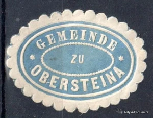 Winieta, siegielmarke , zalepka - Gemeinde Obersteina - Nr 1153/A