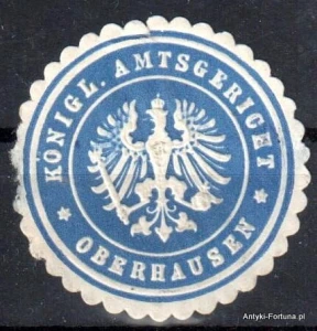 Winieta, siegielmarke , zalepka - Oberhausen - Nr 1164/A