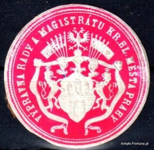 Winieta, siegielmarke , zalepka - Praha - Nr 1176/A