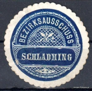 Winieta, siegielmarke , zalepka - Schladming - Nr 1177/A