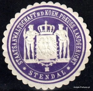 Winieta, siegielmarke , zalepka -  Stendal- Nr 1188/A