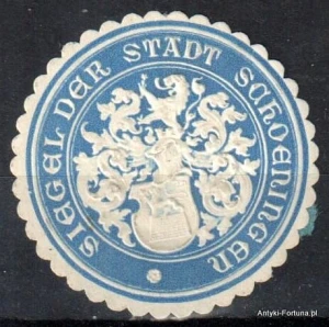 Winieta, siegielmarke , zalepka -  Schoeningen - Nr 1199/A  