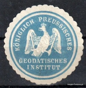 Winieta, siegielmarke , zalepka -  Geodatisches Institut - Nr 1205/A  