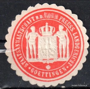 Winieta, siegielmarke , zalepka -  Goettingen  - Nr 1212/A