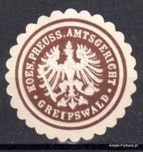 Winieta, siegielmarke , zalepka - Greifswald- Nr 1218/A