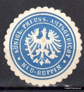 Winieta, siegielmarke , zalepka - Neu-Rupin- Nr 1223/A