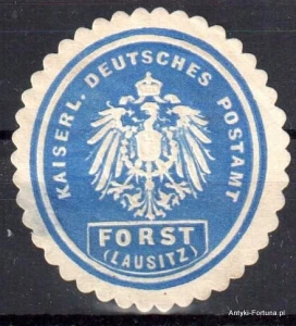 Winieta, siegielmarke , zalepka - Forst [ Lausitz ] - Nr 1225/A Postamt