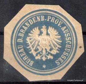 Winieta, siegielmarke , zalepka - Brandenb. Ausschusses - Nr 1226/A