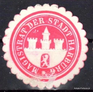 Winieta, siegielmarke , zalepka - Harburg - Nr 1227/A