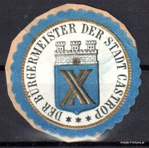 Winieta, siegielmarke , zalepka - Castrop - Nr 1229/A