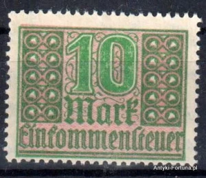 Znaczek revenue - 10 Mark