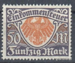 Znaczek revenue - 50 Mark