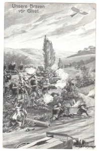 Unsere Braven vor Givet - Bitwa pod Givet 1916r