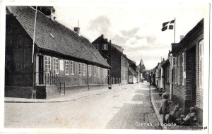 Pocztówka - Dania - Grenaa Lillegde