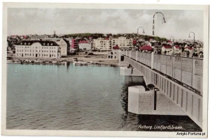  Pocztówka - Dania - Aalborg 1943 r