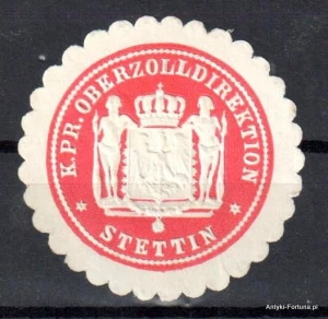 Winieta, siegielmarke , zalepka - Stettin - Szczecin - Pl 268