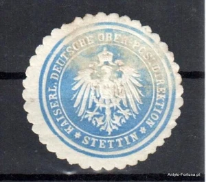  Winieta, siegielmarke , zalepka - Stettin - Szczecin - Pl 269 Poczta