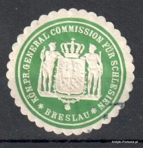  Winieta, siegielmarke , zalepka - Breslau - Wrocław - Pl 278