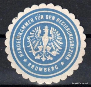  Winieta, siegielmarke , zalepka - Bromberg - Bydgoszcz- Pl 290