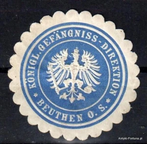Winieta, siegielmarke , zalepka - Beuthen - Bytom - Pl 292