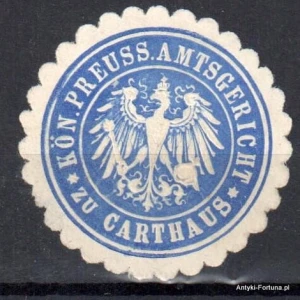 Winieta, siegielmarke , zalepka - Carthaus- Kartuzy  Pl 309