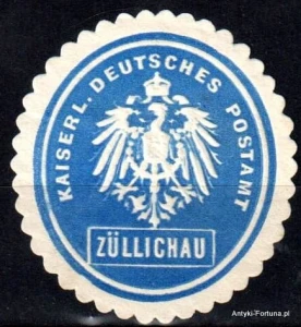 Winieta, siegielmarke , zalepka - Zullichau - Sulechów - Poczta  Pl 311