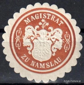  Winieta, siegielmarke , zalepka - Namslau - Namysłów - Pl 321