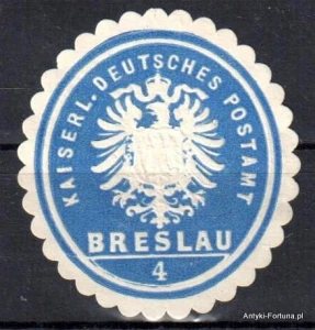 Winieta, siegielmarke , zalepka - Breslau - Wrocław - Poczta - Pl 327
