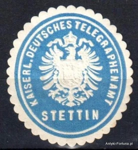 Winieta, siegielmarke , zalepka - Stettin - Szczecin - Poczta - Pl 328