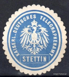 Winieta, siegielmarke , zalepka - Stettin - Szczecin - Poczta - Pl 329