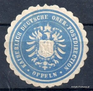 Winieta, siegielmarke , zalepka - Oppeln - Opole - Poczta - Pl 331