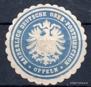 Winieta, siegielmarke , zalepka - Oppeln - Opole - Poczta - Pl 332