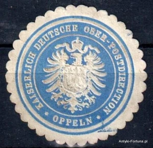Winieta, siegielmarke , zalepka - Oppeln - Opole - Poczta - Pl 333