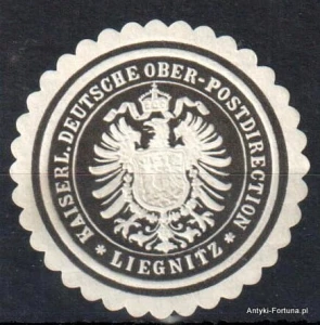  Winieta, siegielmarke , zalepka - Liegnitz - Legnica - Poczta - Pl 334