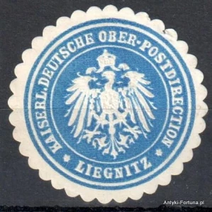  Winieta, siegielmarke , zalepka - Liegnitz - Legnica - Poczta - Pl 335