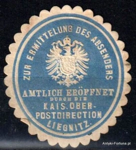 Winieta, siegielmarke , zalepka - Liegnitz - Legnica - Pl 341