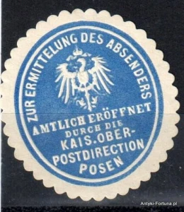 Winieta, siegielmarke , zalepka - Posen - Poznań - Pl 342