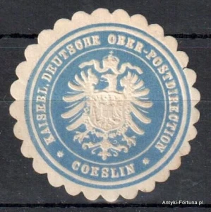Winieta, siegielmarke , zalepka - Coeslin - Koszalin - Pl 355