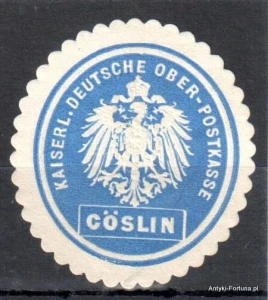  Winieta, siegielmarke , zalepka - Coslin - Koszalin - Pl 358