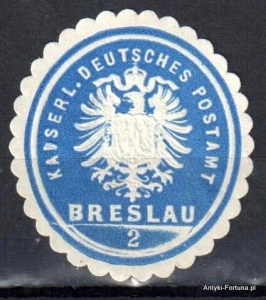 Winieta, siegielmarke , zalepka - Breslau - Wrocław - Poczta - Pl 369