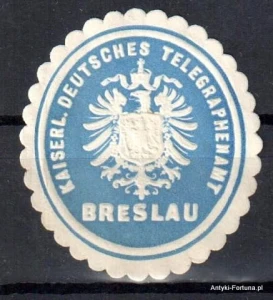 Winieta, siegielmarke , zalepka - Breslau - Wrocław - Poczta - Pl 372