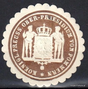 Winieta, siegielmarke , zalepka - Pommern - Pomorze- Pl 382