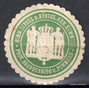 Winieta, siegielmarke , zalepka - Pommern - Pomorze- Pl 383