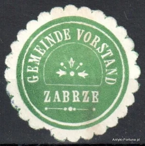 Winieta, siegielmarke , zalepka -  Zabrze  - Pl 399