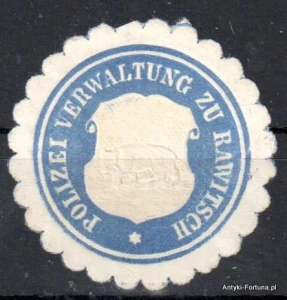 Winieta, siegielmarke , zalepka -  Rawitsch - Rawicz  - Pl 403